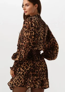 bruine janice mini jurk ari