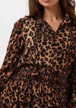 bruine janice mini jurk ari