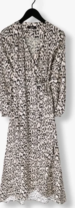 bruine jansen amsterdam maxi jurk rebecca jurk wa 564 wrap long sleeve