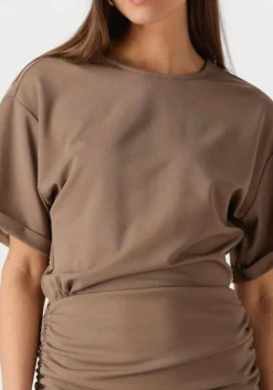 bruine josh v mini jurk dominique