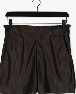 bruine knit-ted broeken alois short