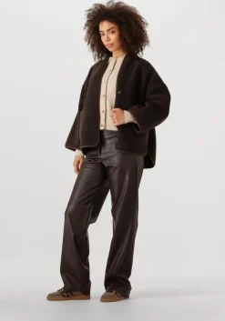 bruine knit-ted teddy jas joko