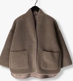 bruine knit-ted teddy jas joko