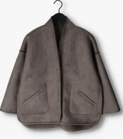 bruine knit-ted teddy jas joko