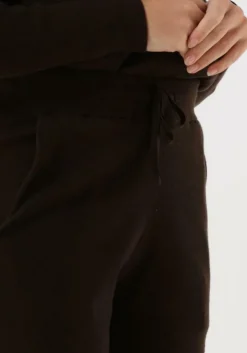 bruine knit-ted wijde broek noor pant