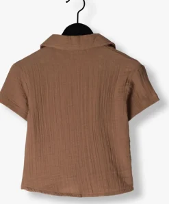 bruine koko noko casual overhemd p548010