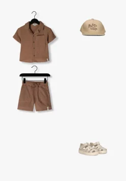 bruine koko noko casual overhemd p548010