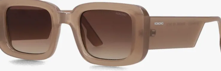 bruine komono zonnebril avery
