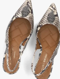bruine kurt geiger london slingbacks belgravia high