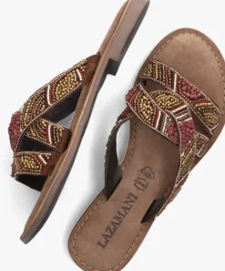 bruine lazamani slippers 75.337