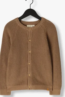 bruine lil' atelier vest nmnemlen lin ls knit lil