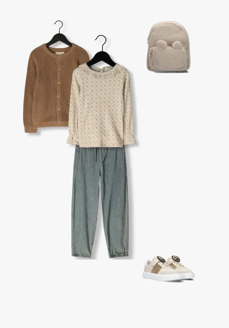 bruine lil' atelier vest nmnemlen lin ls knit lil