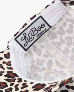 bruine lil'boo pet leopard dad cap