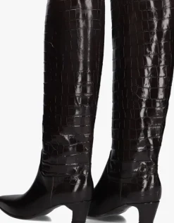 bruine lina locchi hoge laarzen mw508