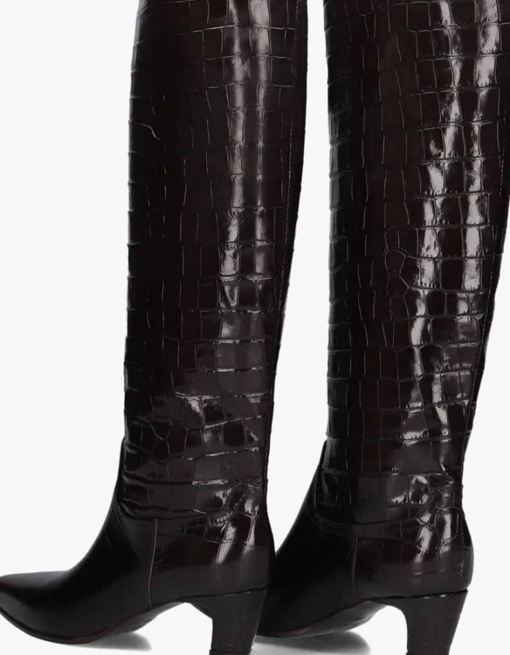 bruine lina locchi hoge laarzen mw508