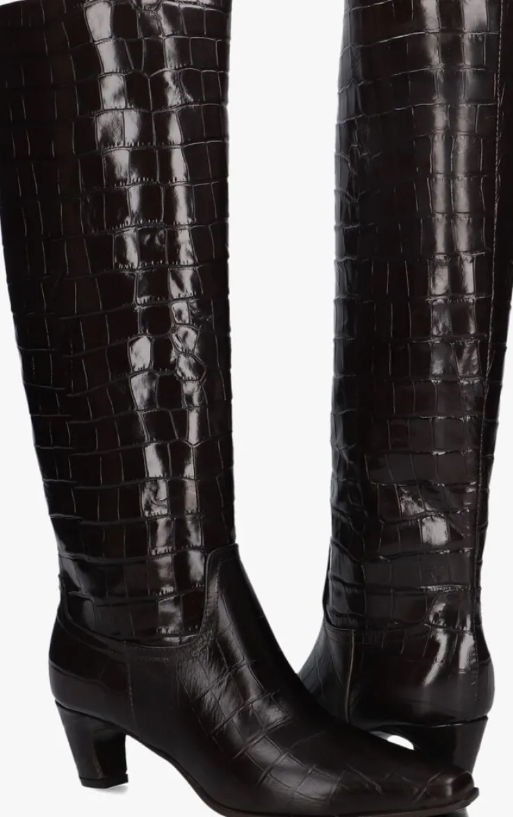 bruine lina locchi hoge laarzen mw508