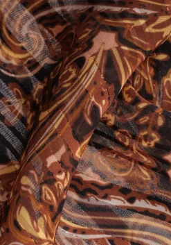 bruine liu jo blouses tunica ts nav lurex