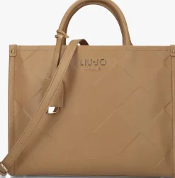 bruine liu jo handtas ridhi shopping bag