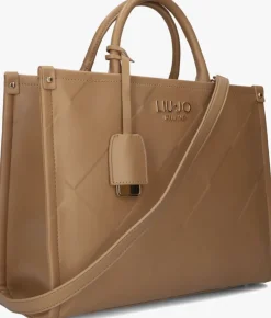 bruine liu jo handtas ridhi shopping bag