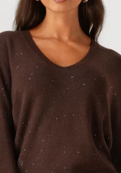 bruine liu jo trui maglia chiusa