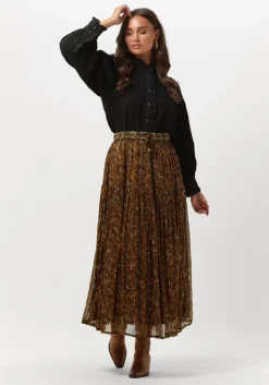 bruine louizon maxirok oliver jupe