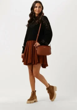 bruine louizon mini jurk amine robe