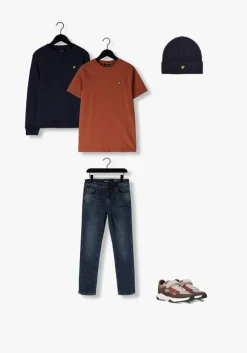 bruine lyle & scott t-shirt plain t-shirt