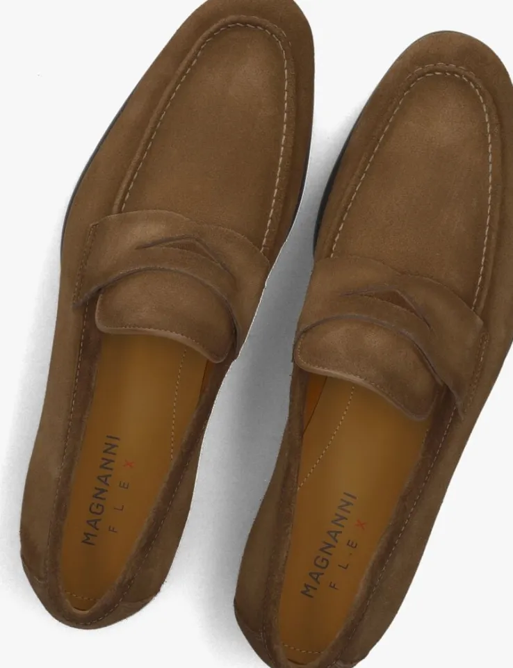 bruine magnanni loafers 25396