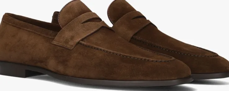 bruine magnanni loafers 24412