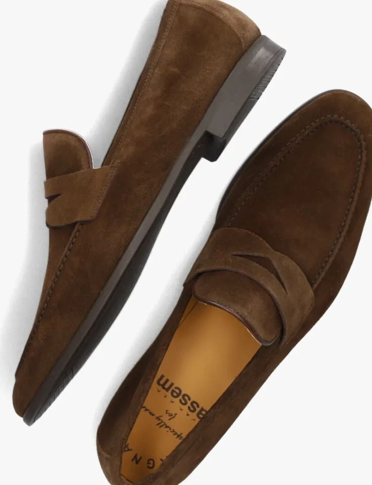 bruine magnanni loafers 24412