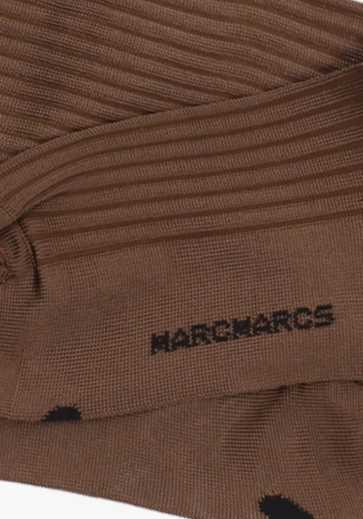 bruine marcmarcs sokken joy