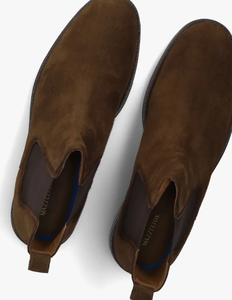 bruine mazzeltov chelsea boots 40013