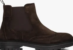 bruine mazzeltov chelsea boots p-50301
