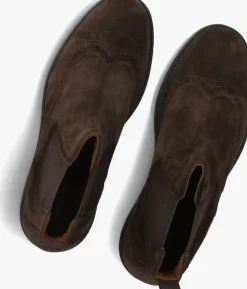 bruine mazzeltov chelsea boots p-50301