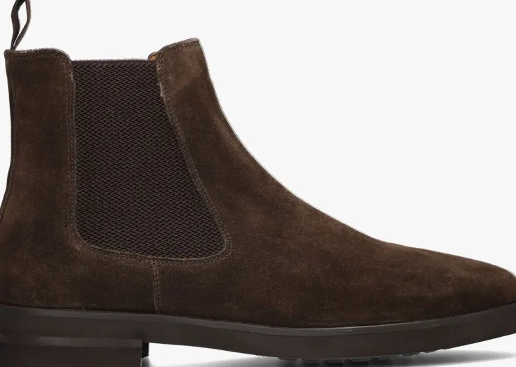 bruine mazzeltov chelsea boots 12003