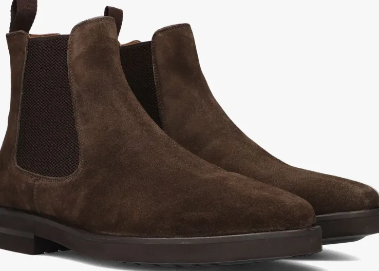 bruine mazzeltov chelsea boots 12003