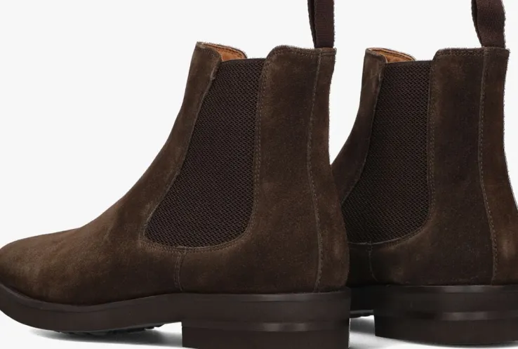 bruine mazzeltov chelsea boots 12003