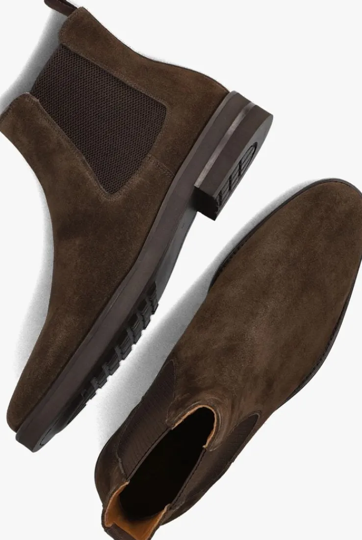 bruine mazzeltov chelsea boots 12003