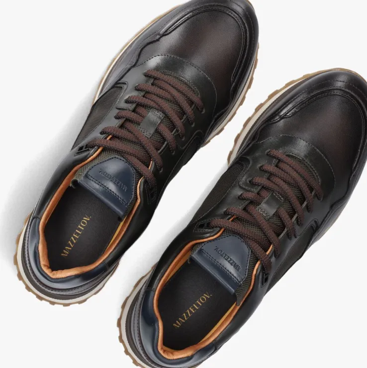 bruine mazzeltov lage sneakers 13835