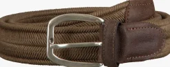 bruine mazzeltov riem elastico spiga