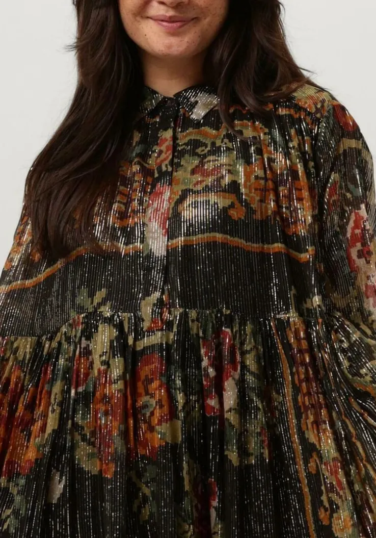 bruine mes demoiselles mini jurk molda