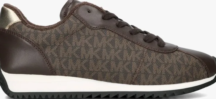 bruine michael kors lage sneakers rhodes trainer