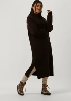 bruine minimum midi jurk pippalika