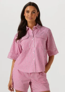 bruine modström blouses tipsymd print shirt