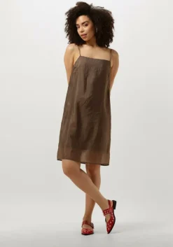 bruine modström mini jurk idrismd dress