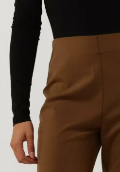 bruine modström pantalon anker slit pants