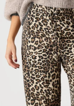 bruine modström pantalon tipsymd print pants