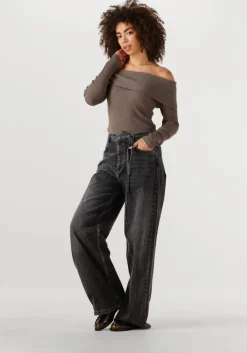 bruine modström top garymd top