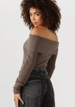 bruine modström top garymd top