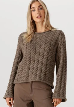 bruine modström trui kurtismd o-neck